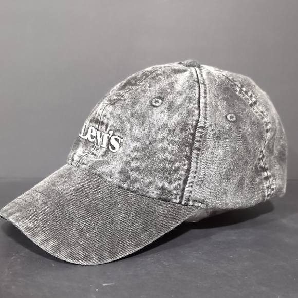 Levi's Strauss & Co ,Two Horse Brand Women's Black Acid Wash Denim Cap. - Picture 1 of 7